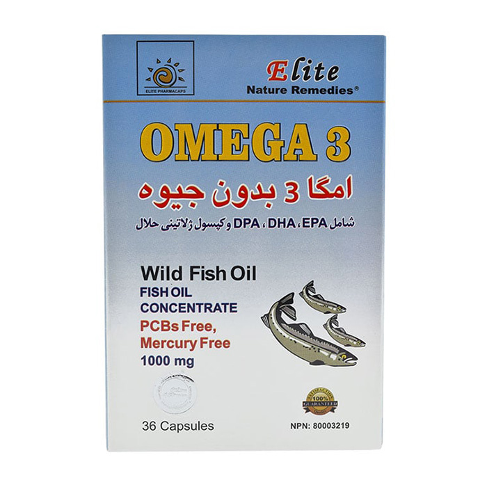 کپسول نرم امگا 3 بدون جیوه 