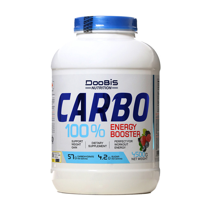 پودر کربو 100% انرژی بوستر 4500 گرمی  ( توتی-فروتی )