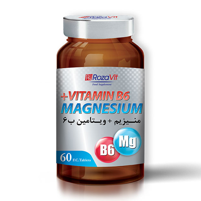 مکمل|قرص روکش دار منیزیم + ب6 رزاویت